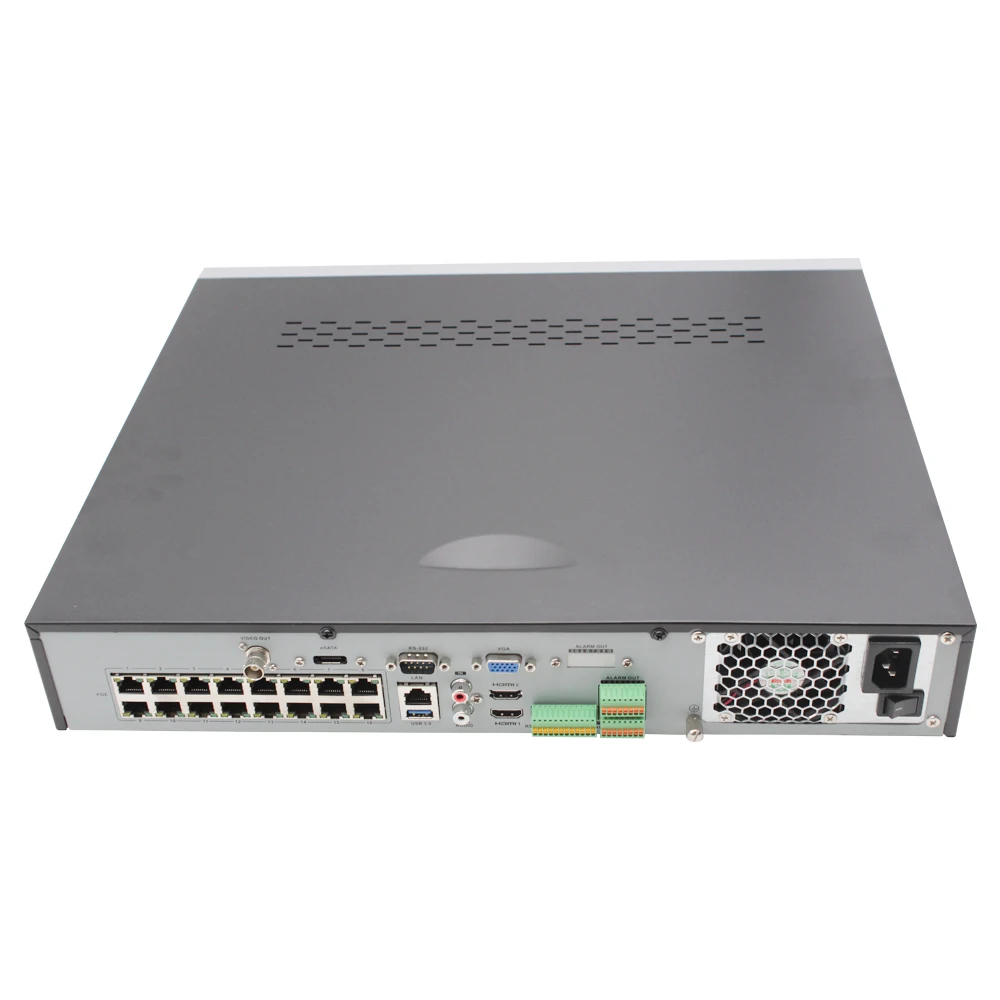 HIKvision Original English H265 4K NVR 16CH DS 7716NI I4/16P Professional POE для системы камер видеонаблюдения HDMI