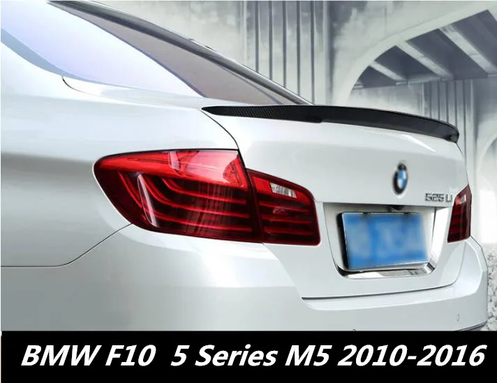 

Carbon Fiber CAR REAR WING TRUNK LIP SPOILER FOR BMW 5 Series 523i 528i 535i 550i F10 M5 2010 2011 2012 2013 2014 2015 2016