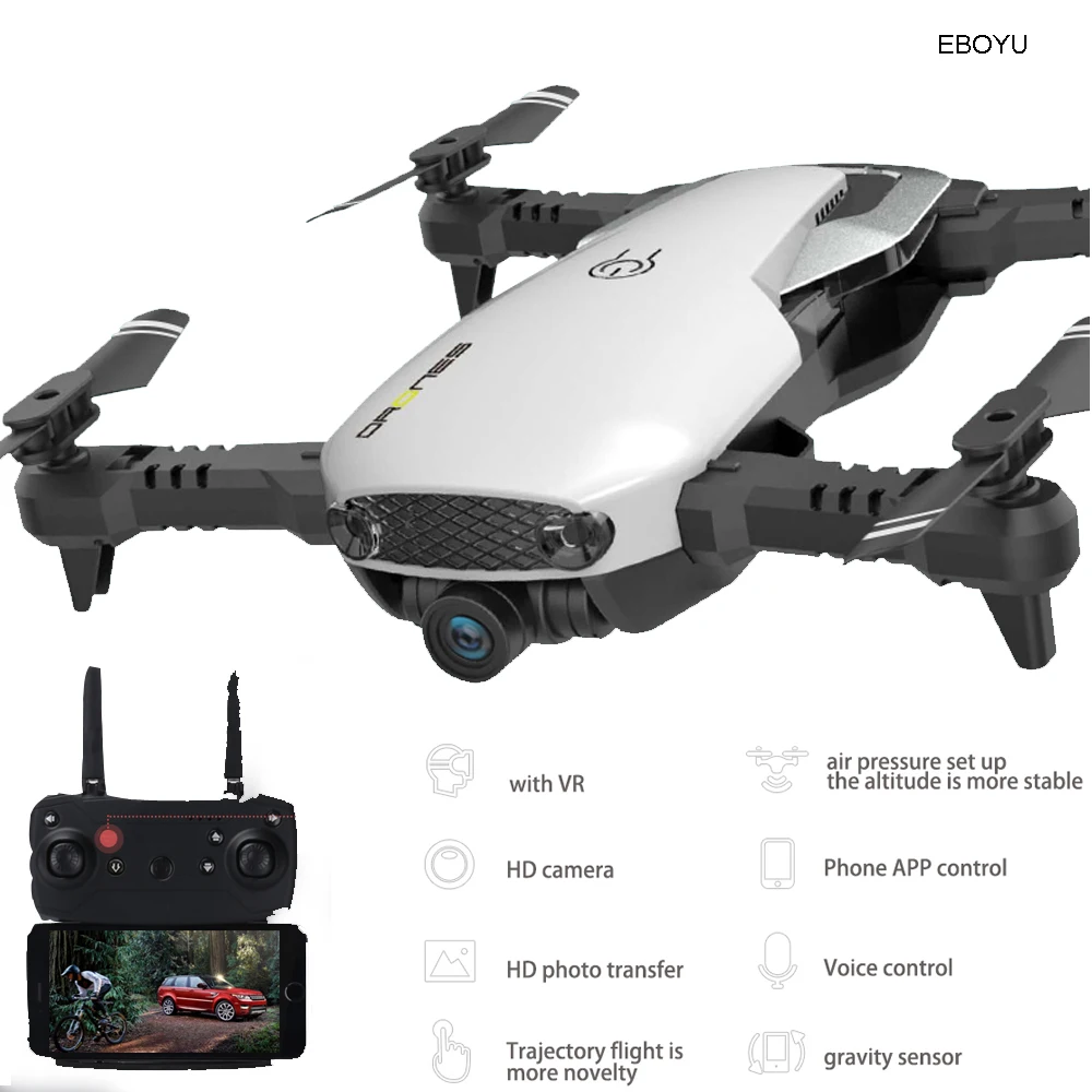 

2.4GHz Foldable Mini RC Selfie Drone 2.0MP 0.3MP 110° Wide angle HD Camera Wifi FPV Six-axis Gyroscope RC Quadcopter Drone