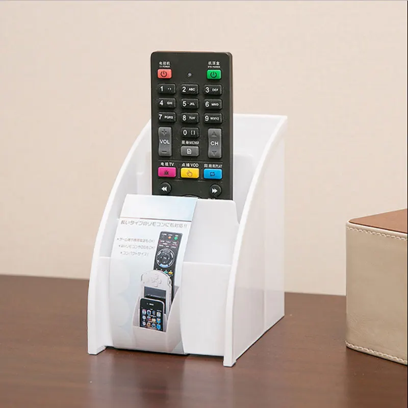 

Remote Control Holder TV/DVD/Air Conditioner Remote Mobile Phone Holder Storage Portable Stand Organizer Box Multi-Functional