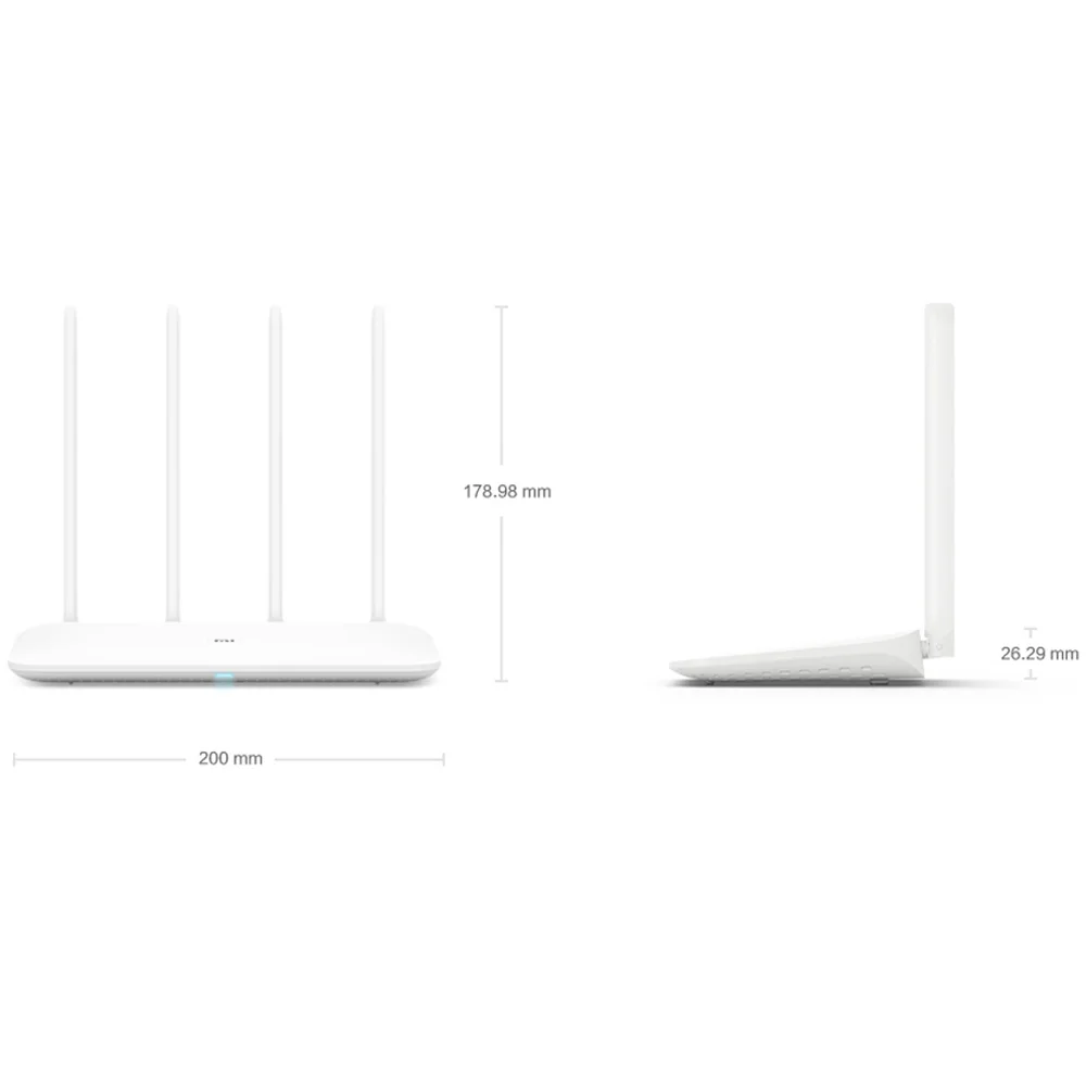Najtaniej Xiao mi mi router wi fi 4 wzmacniacz sygnału wifi 1167 mb s dwuzakresowy dwurdzeniowy 2.4G 5Ghz 802.11ac cztery anteny kontrola aplikacji routery bezprzewodowe