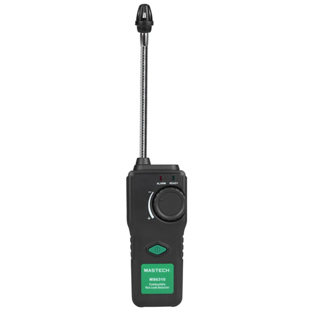 

MASTECH MS6310 High Sensitivity Combustible Gas Detector Gas Analyzers 10 - 40 Percent for Methane Solid State with Alarm