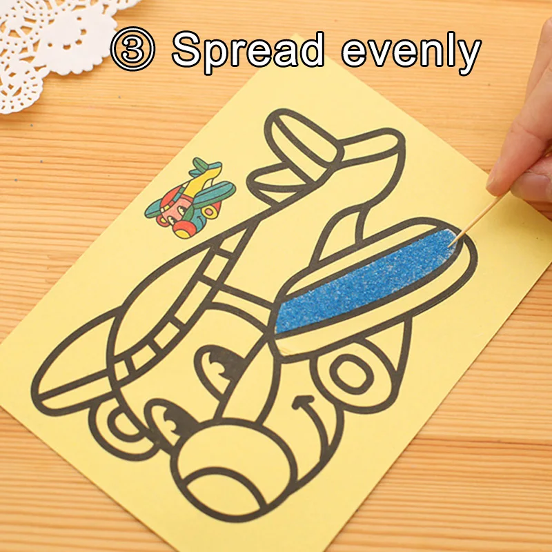 9 Color Sand For Sand Painting Art Creative Drawing Girls Education Children Toys Sand For Painting