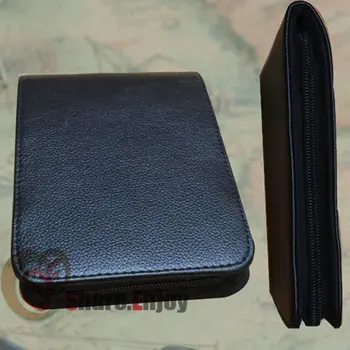 

LUXURY BLACK 12 ROLLER AND FOUNTAIN PENS CASE HOLDER BINDER