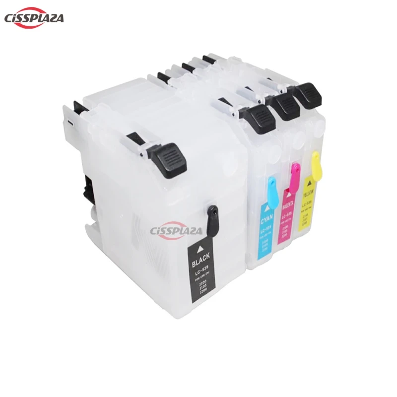Seminary auxiliary Insulator CISSPLAZA 4pcs LC529XL LC525XL lc529 lc525 refillable ink cartridge  compatible for brother DCP J100 DCP J105 MFC J200 printer|ink cartridge|refillable  ink cartridgescompatible ink cartridge - AliExpress