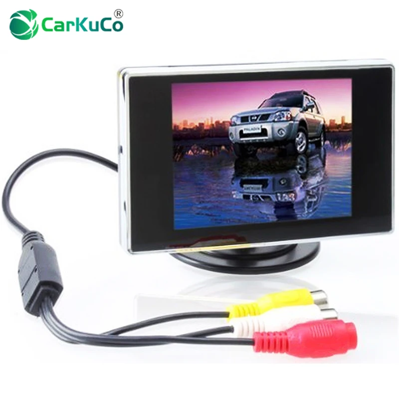 

3.5 Inch Mini TFT LCD Car Monitor 3.5" Display Screen Car Reverse Backup Parking Monitor for Car Rearview Rear View Camera DVD