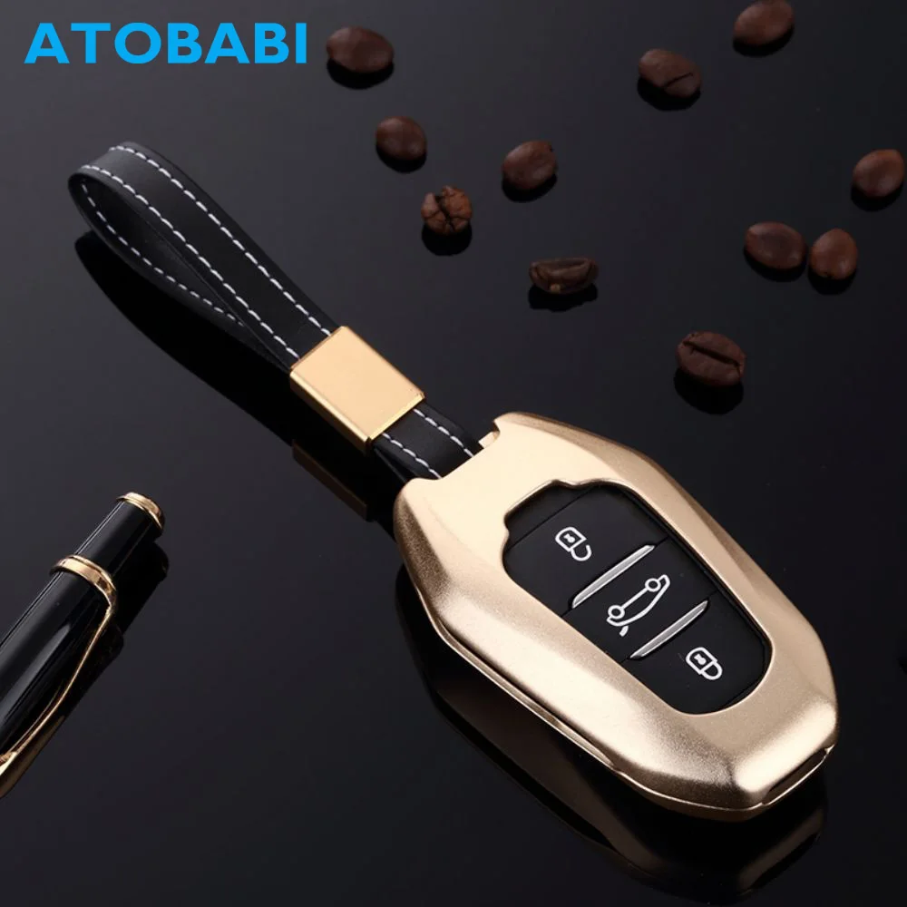 Car Accessories Aluminum Alloy Car Key Case Keyless Entry Remote Shell