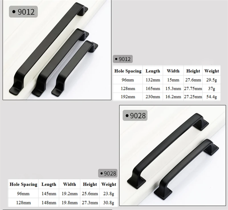 Черный Американский Алюминиевый сплав дверные ручки шкаф выдвижной ящик кухонный шкаф ручки для оборудование для обработки мебели аксессуары