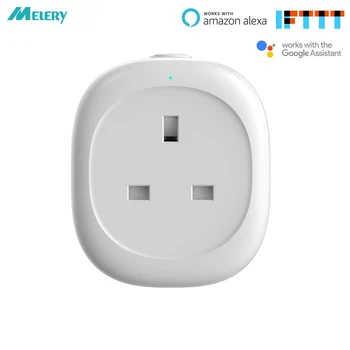 

WiFi Smart Power Plug Adapter Socket Timer App Voice Remote Control Homekit Work with Alexa Google Assistant and IFTTT