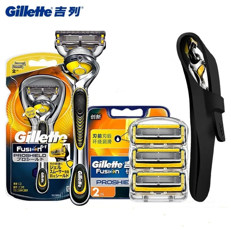 

Original Gillette Fusion Proshield Razor Blade Replacement Head For Men Face Care Safety Shaving Blades Holder Razor Blade