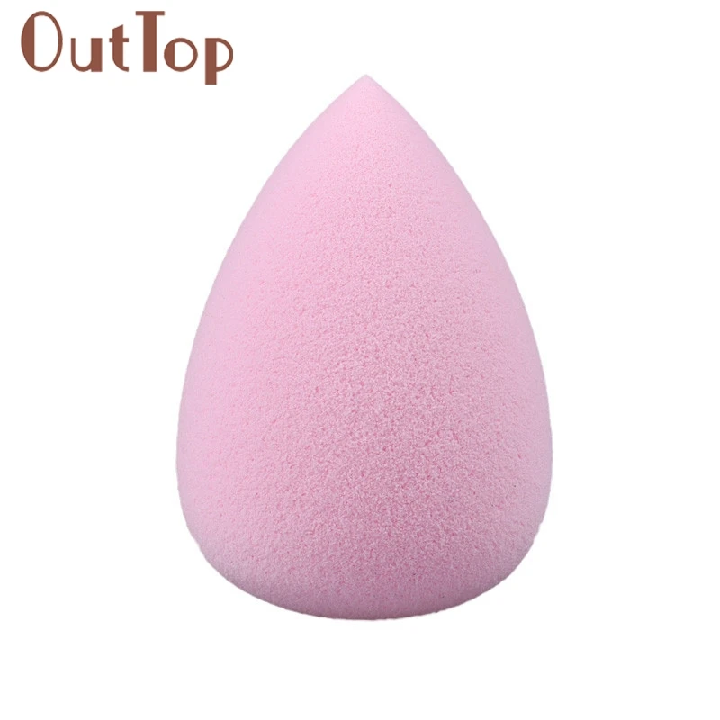 

GRACEFUL 1PC Water Droplets Soft Comfortable Makeup Cosmetic Pink Sponge Puff esponja maquiagem 2017 S18 o9