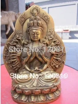 

00155 Tibet Tibetan BronzeThe maha-cundi Buddha mother Kwanyin Statues