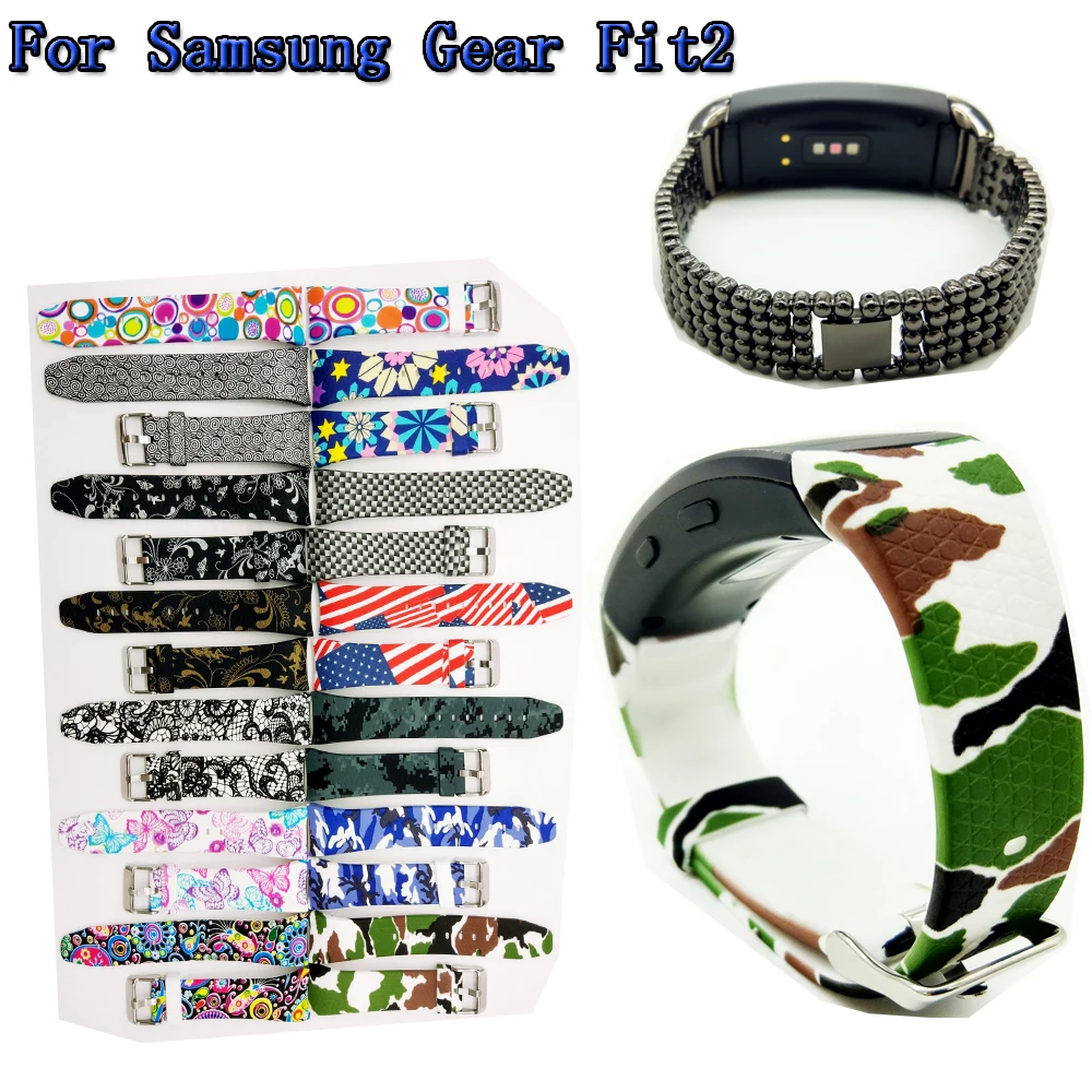 For Samsung Gear Fit2 SM R360 Smart Bands Watch Replacement Silicone Strap WristBand for samsung fit