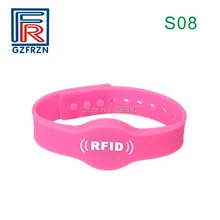 100 шт./лот S08 стиль NFC силиконовый браслет-бирка NTAG213 RFID браслет с картами из водонепроницаемого материала для ближней бесконтактной связью контроля доступа по отпечаткам