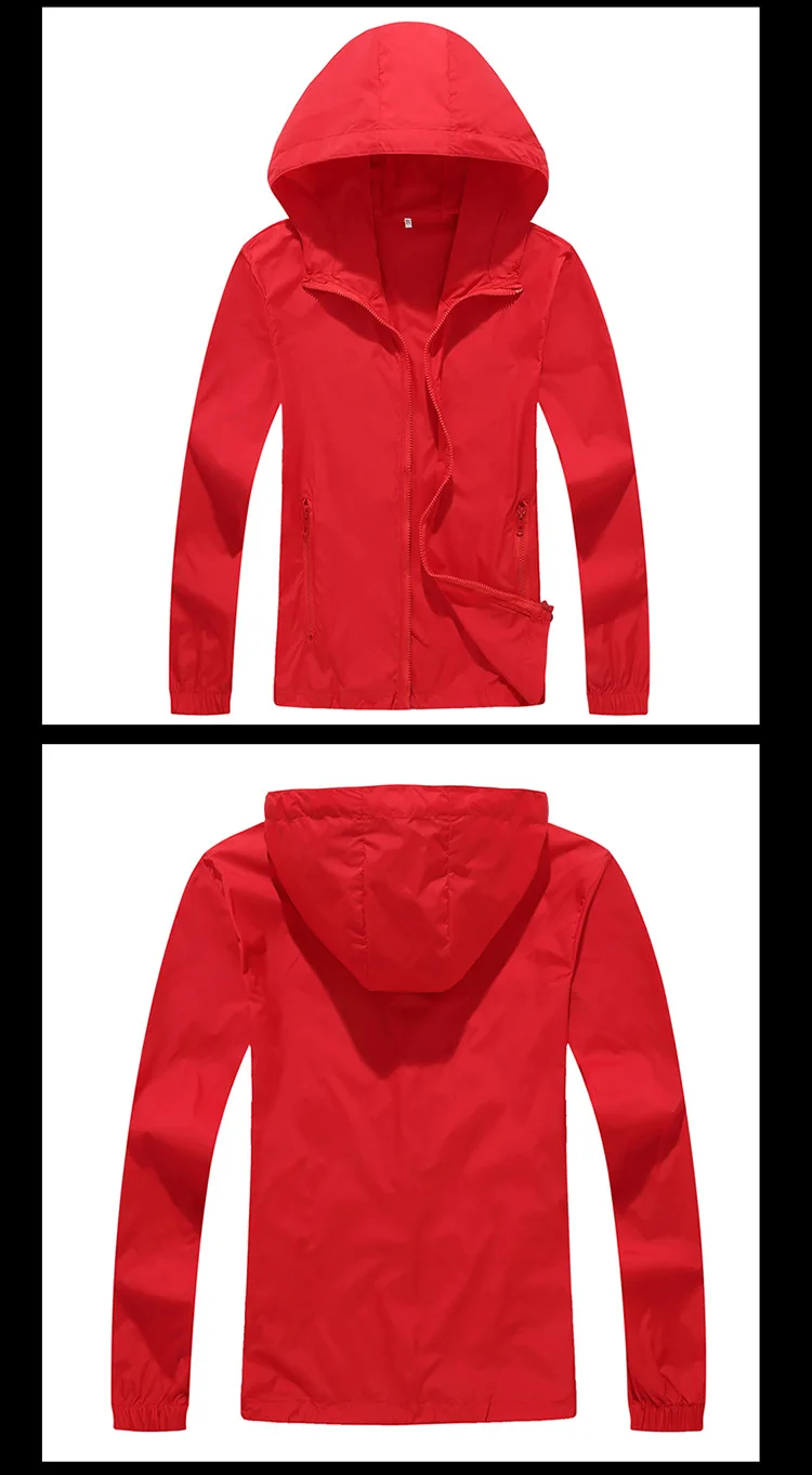 S-7XL куртки лето-осень модные однотонные куртки с капюшоном, нормкор куртка на молнии повседневные пальто размера плюс верхняя одежда Love Jackets Гидромайки