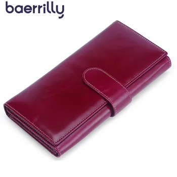 

Fashion Womens Wallets And Purses Long Clutch Bags Money Pocket Coin Purse Girl Wallet Female Genuine Leather Rfid Card Holder