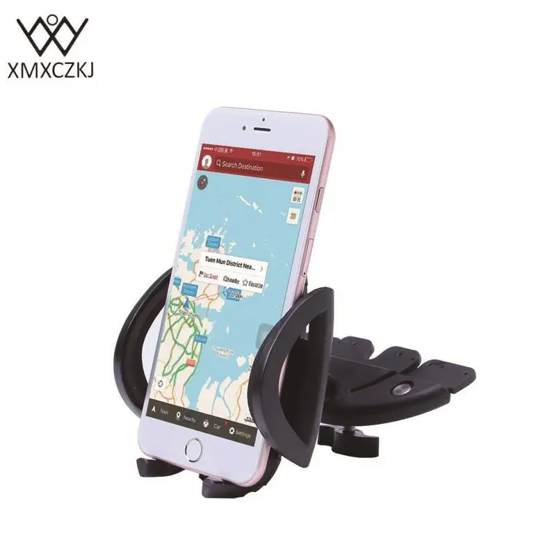 XMXCZKJ Universal 360 Adjustable Car Air Vent Mount CD Slot Cell Holder Smartphone Mobile Phone GPS for Iphone Samsung|holder smartphone|car air