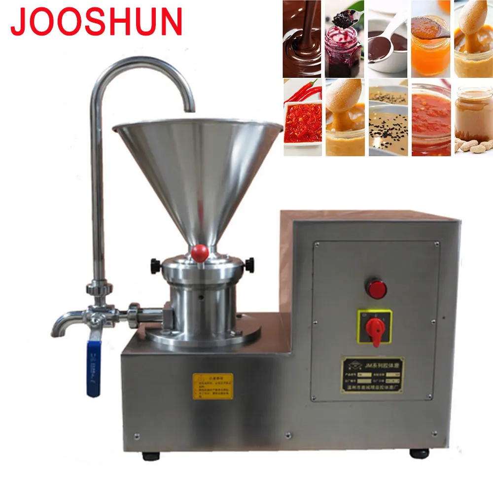 Electric Big Grinder Machine Commercial Automatic Peanut Butter Grinding Maker Food Processor Stainless steel Colloid Mill 2200W
