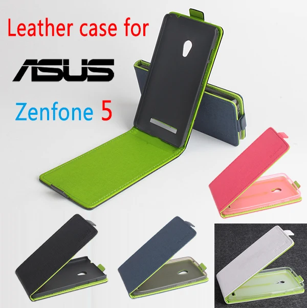 

For ASUS Zenfone 5 Case Hit Color PU Leather Phone Bag For ASUS Zenfone 5 Protect Skin Flip Vertical Cover Cases