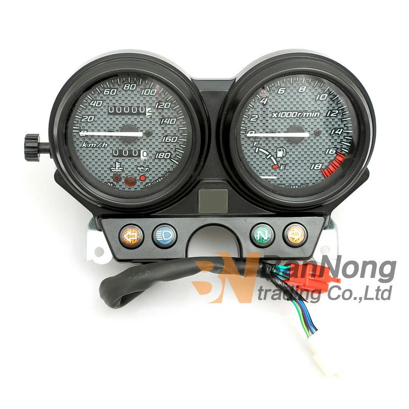 Motorcycle Gauges Cluster Speedometer Tachometer Odometer KM/H RPM Instrument meter Assembly For Honda CB250 Hornet 250 1999-05 цена Motorcycle Gauges Cluster Speedometer Tachometer Odometer KM/H RPM Instrument meter Assembly For Honda CB250 Hornet 250 1999-05 цены онлайн