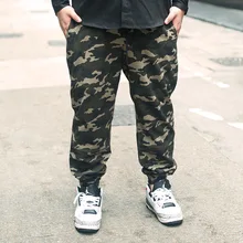 Tide бренд код мужская одежда Мужской Увеличение удобрения увеличить камуфляж эластичная манжета брюки туба брюки