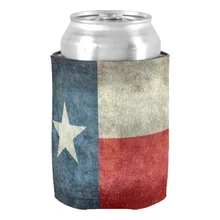 Подгонянный флаг штата Техас винтажный Ретро стиль Свадьба может охладитель неопрена декор для вечеринки в честь Дня Рождения пивной держатель подарки свадебные новорожденному