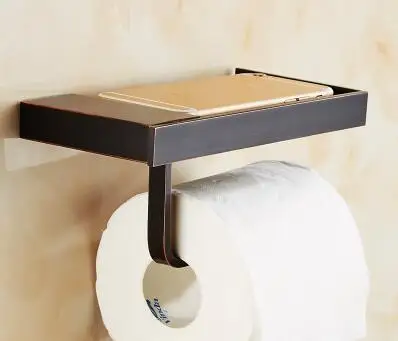 European gold antique paper roll holder creative, Bathroom toilet paper holder, WC / kitchen holder brass