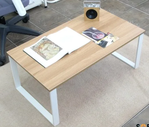 Луи фахион 32 см высокий стол журнальный столик матирующий современный диван стол простой стальной деревянный стол - Цвет: A1