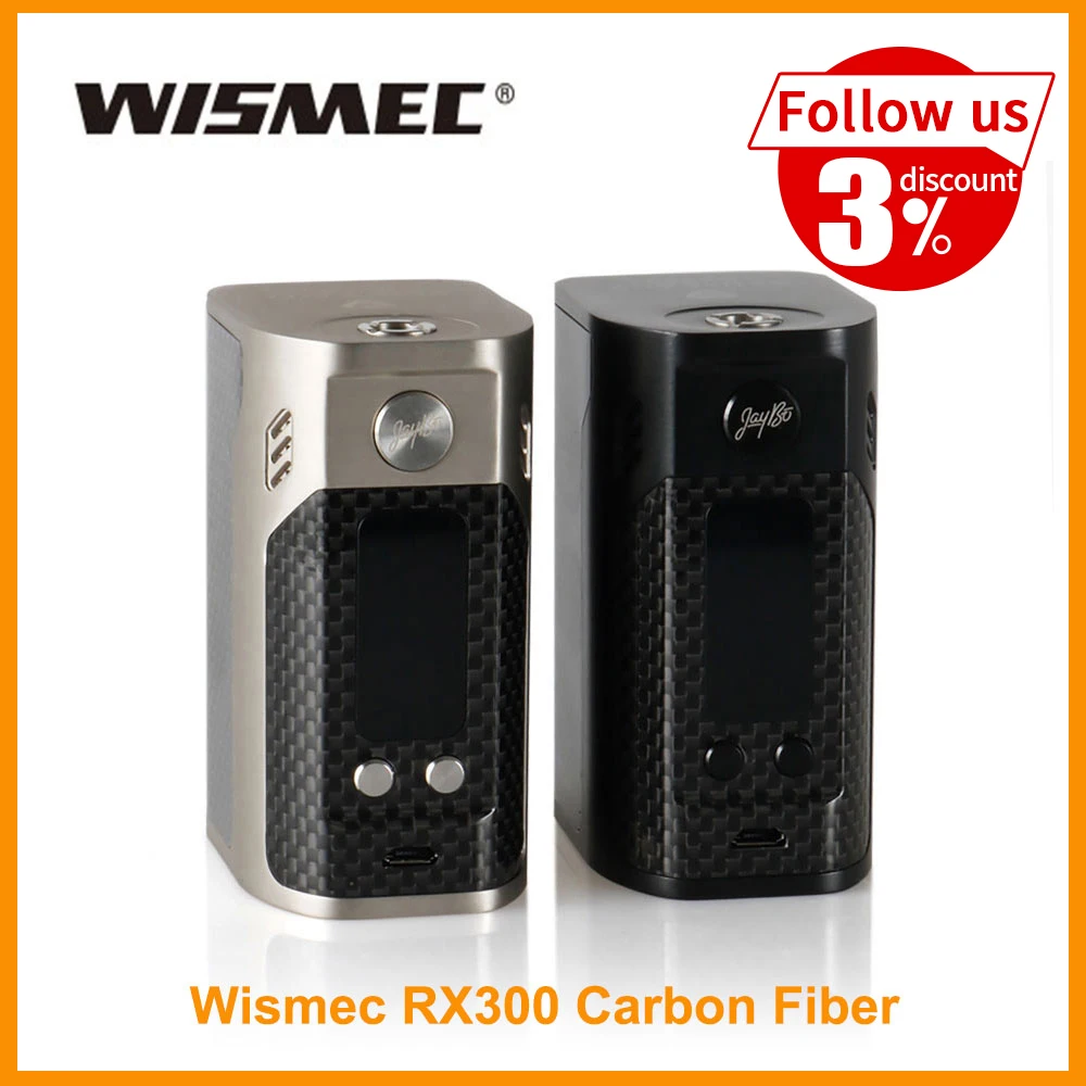 

[RU/ES] Warehouse 100% Original Wismec Reuleaux RX300 TC Box Mod vape VW/TC Mode 510 thread Wismec RX300 Electronic Cigarette