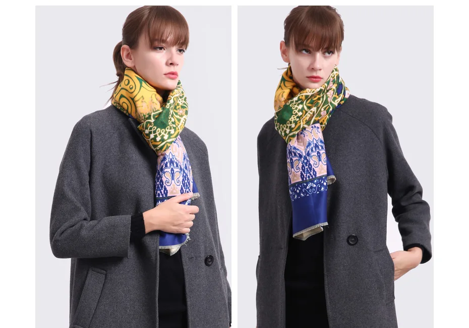 VIANOSI распродажа кашемировый шарф женский брендовый утепленный шерстяной шарф Bufandas Теплая бандана зимние шали и шарфы