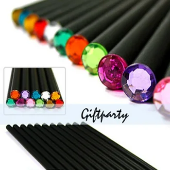 

12Pcs/Set Pencil Hb Diamond Color Pencil Stationery Drawing Supplies Pencils For School Office Presented By Kevin&Sasa Crafts