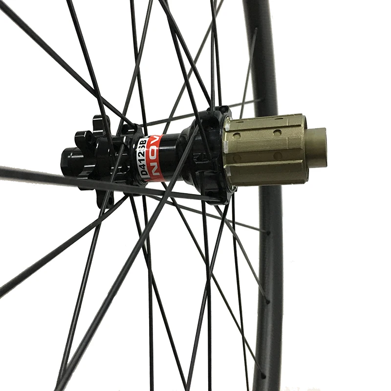 Flash Deal Carbon Wheel Tubular Disc Hub 24/30/38/50/60/88mm Full Carbon Cyclocross Bike Wheelset Novatec 411 412 Centerlock/6 Botls 700c 5
