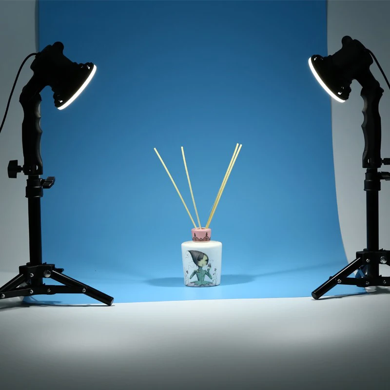  2 piece LED lamp photography studio light bulb portrait soft box fill light lights bulb and 2*37CM  - 32647641862