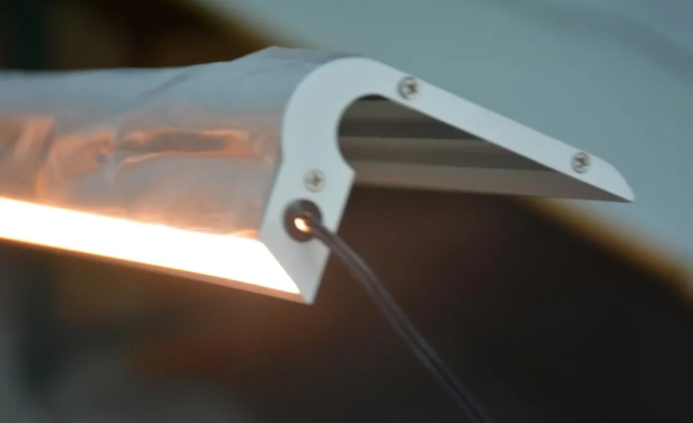2pcs/lot 1m length,led step light aluminum profile&Stair Nosing LED Profile Aluminium Mounting Channel,milky PC cover