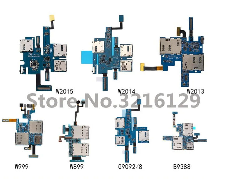 1pcs NEW SIM Inline card slot card cable board For Samsung