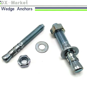 

m8*100 , 10pcs , high strength tensile strength steel wedge Anchor