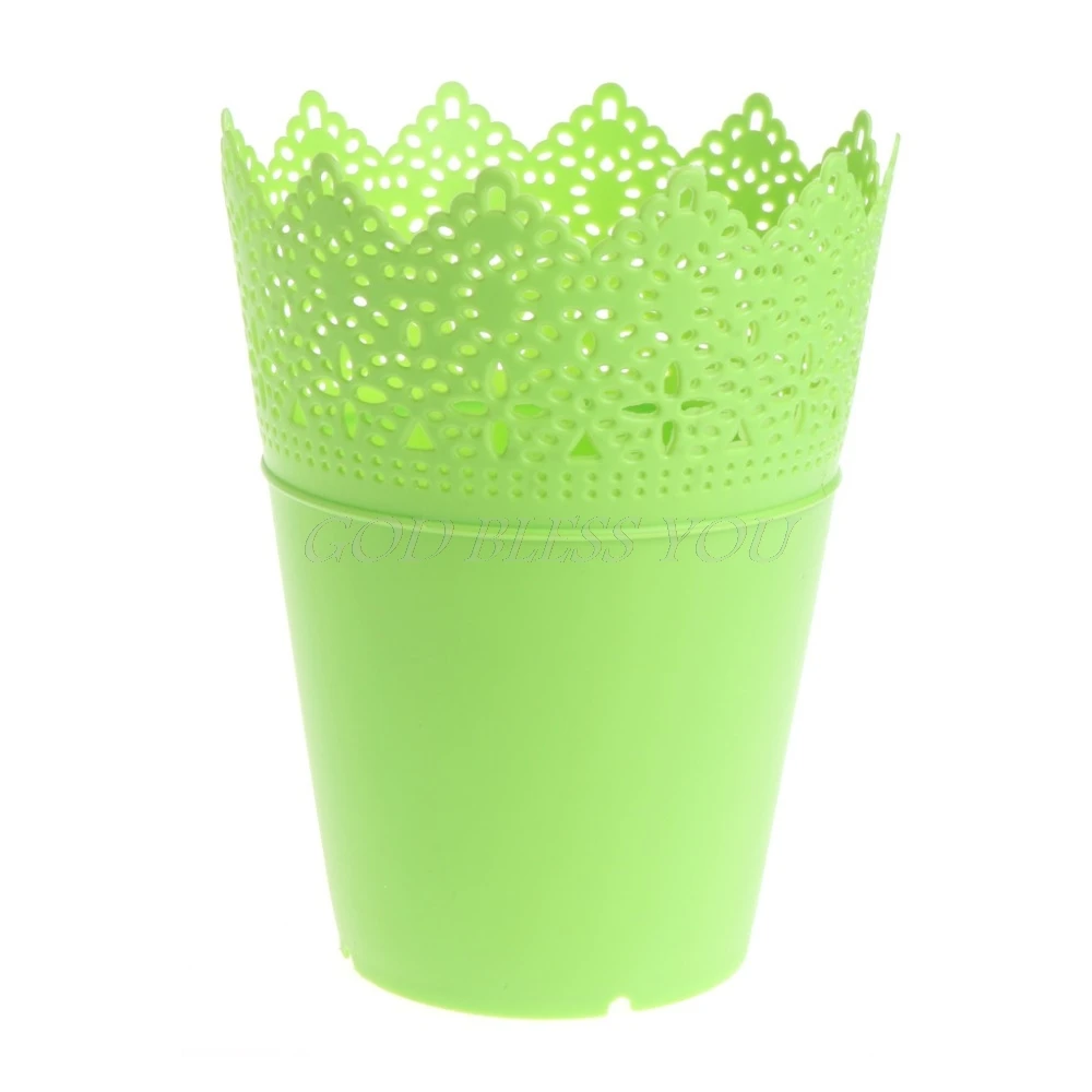 Solid-Color-Floral-hollow-Design-Plastic-Flower-Vase-Garden-Home-Decoration-for-wedding-decoration (2)