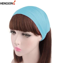 Новая тканевая эластичная повязка головная для йоги однотонная широкая повязка для волос для женщин лента для волос при занятиях йогой Спортивная головная повязка, аксессуары для волос
