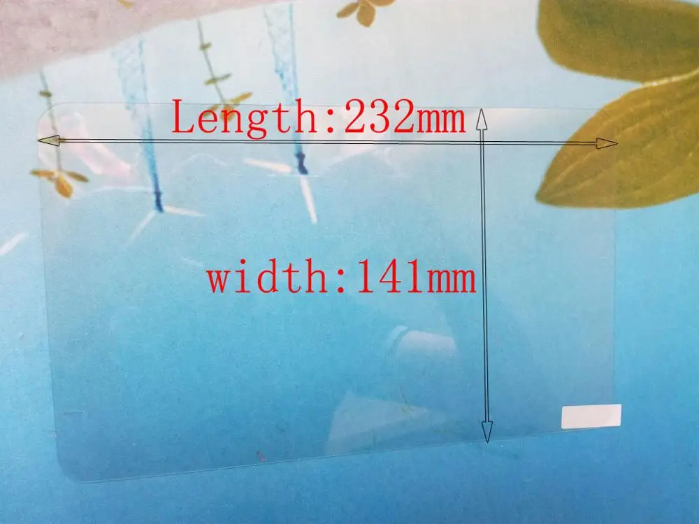 Myslc универсальная закаленная Защитная стеклянная пленка для экрана для ARCHOS " 8" " 10,1" дюймовый планшет - Цвет: 9inch232x147mm
