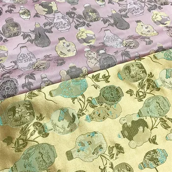 

1 meter Blue and White Porcelain Jacquard Brocade Fabric Chinese Cheongsam/Japanese Kimono Clothing Fabric DIY Sewing Cloth