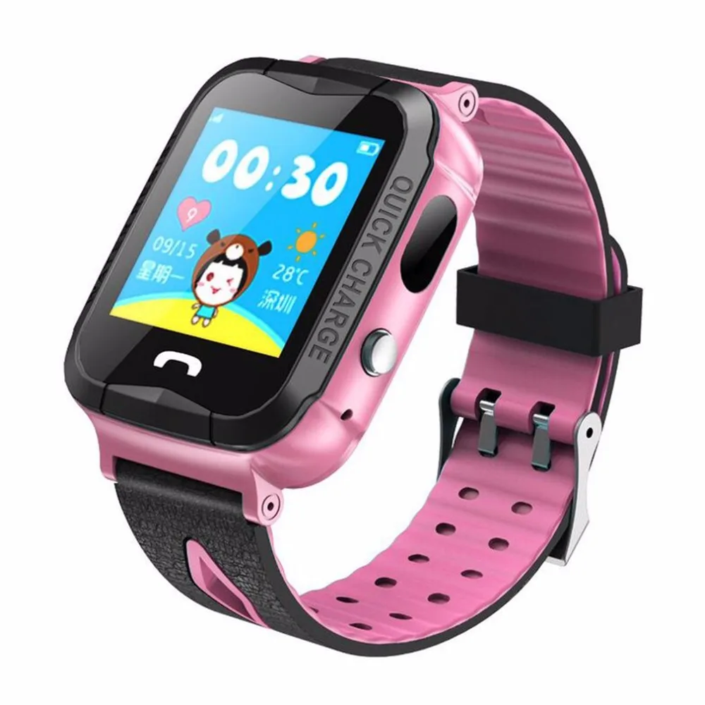 V6 Children Smart Watch With GPS Tracker Camera Anti Lost Monitor SOS Call Waterproof Children Watch For IOS And Android Phone