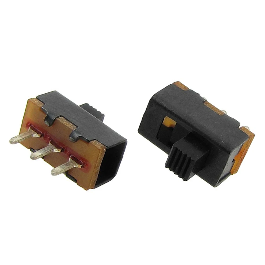 

Promotion! 50 x 2 Position 1P2T SPDT 3 Pin PCB Panel Mount Mini Vertical Slide Switch