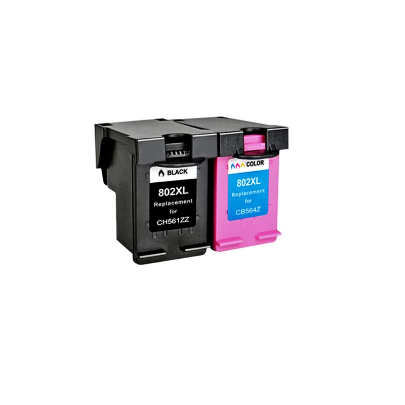 

2 pcs For HP 802 ink cartridge For HP 802xl Deskjet 1510 1000 1010 1050 1511 2000 2050 3050 3512 4500 J110a J210a J410a