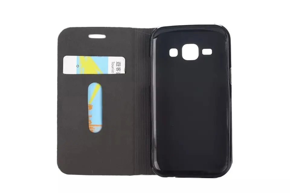 Luxury Wallet Leather Flip Case Cover For Samsung Galaxy J1 4G J100 Cell Phone Case Back Cover With Card Holder Stand & Gift (8)