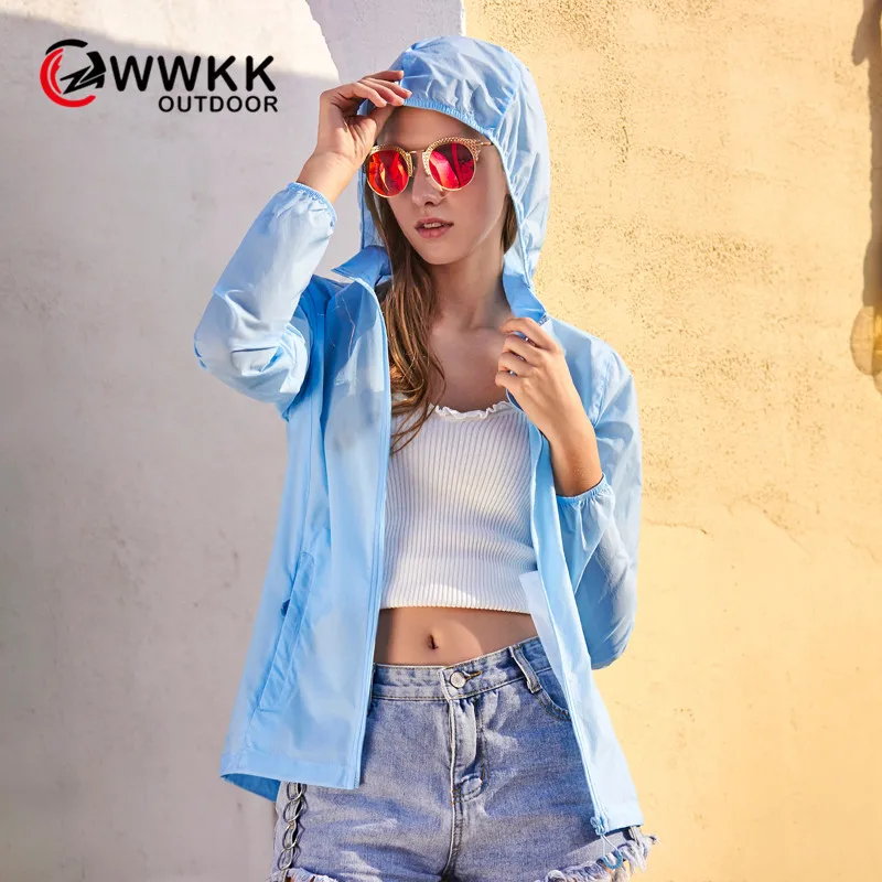 WWKK الصيف الرجال والنساء سريعة الجافة الجلد جاكيتات للماء معاطف في الهواء الطلق الملابس الرياضية التخييم التنزه سترات كتيمة موهير WWKK الصيف الرجال والنساء سريعة الجافة الجلد جاكيتات للماء معاطف في الهواء الطلق الملابس الرياضية التخييم التنزه سترات كتيمة موهير