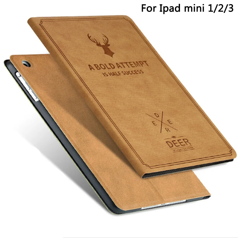 

Case for iPad mini 1 2 3 New Tablet Stand PU Leather Magnet Smart Cover Auto Sleep/Wake