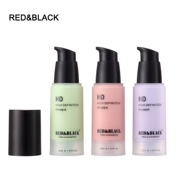 

Red&Black Face Color Corrector Makeup Base Primer 30ml Facial Correcting Cream Natural Concealer Make Up Moisturizer Cosmetic