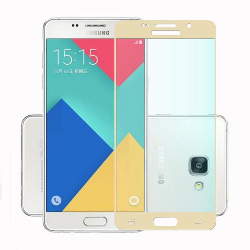 Защитное стекло GerTong закаленное для Samsung Galaxy J3 2017 J5 J7 2016 A5 A7 A3 Prime полное покрытие