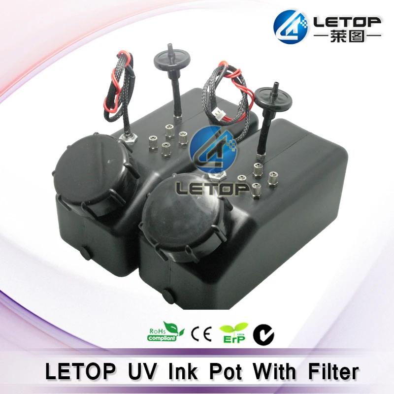 

Good quality!!! 1L UV printer UV ciss ink tank with liquid level and ink filter