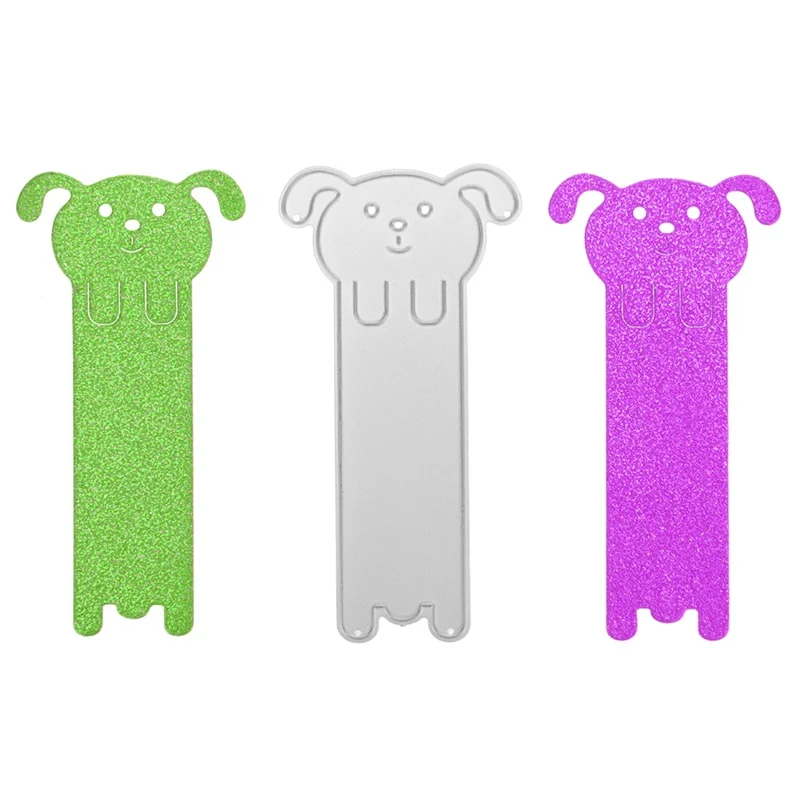 

Dog Cat Bookmarks Metal Cutting Dies Stencil for DIY Scrapbooking Photo Paper Cards Decorative Crafts Supplies New 2018 Diecut